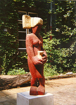 frau mit rasierpinsel