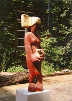 frau mit rasierpinsel